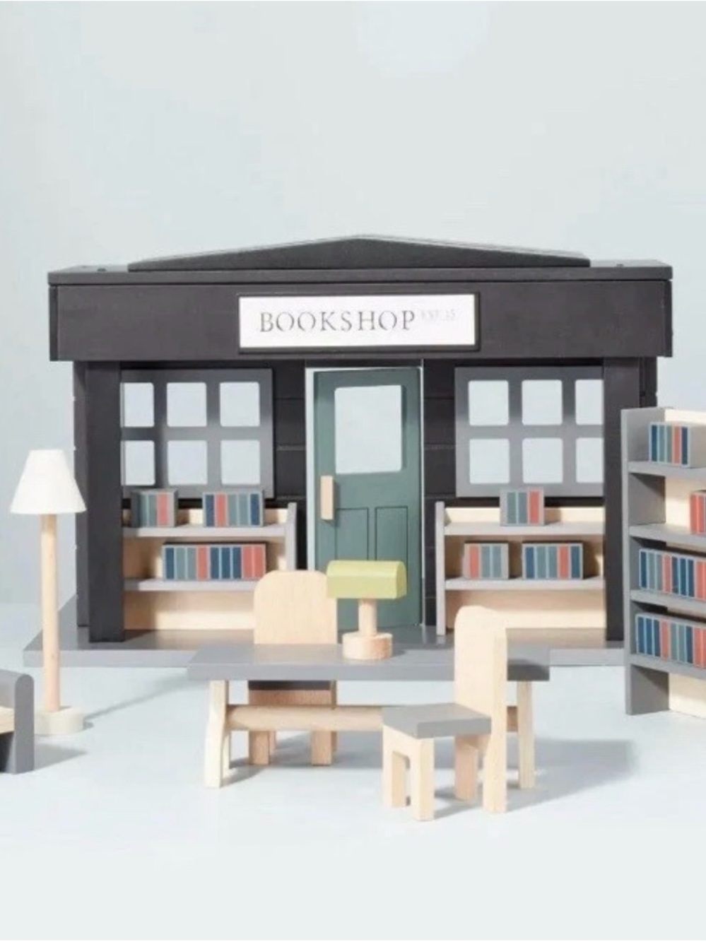 Hearth & Hand Magnolia Wood Bookshop Playset NWT - Picture 2 of 5